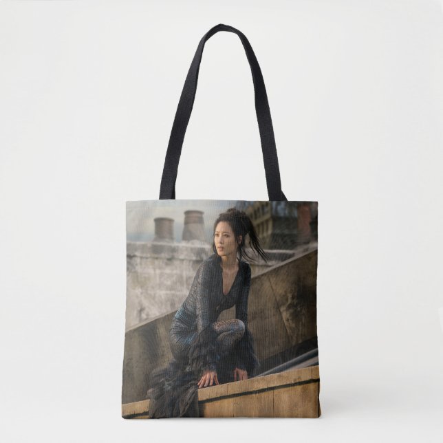 Nagini auf dem Dach-Foto Tasche (Vorderseite)