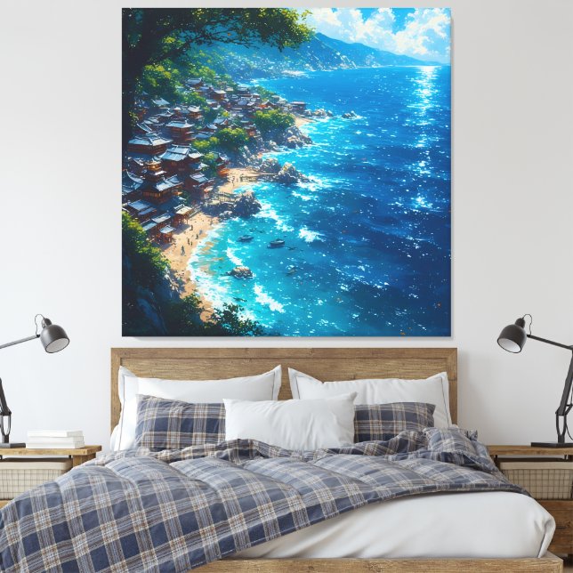 Nagisa no Yume "Traum der Küste" Leinwanddruck (Insitu (Schlafzimmer))
