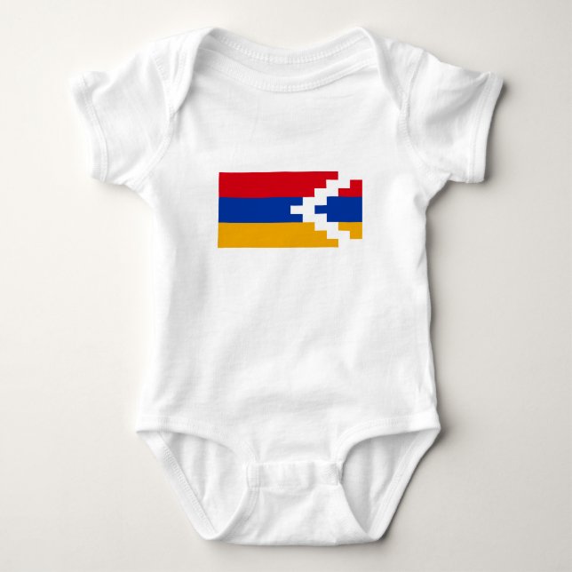 Nagorno Karabakh Flag Baby Strampler (Vorderseite)