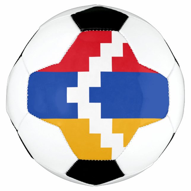 Nagorno Karabakh Flag Fußball (Vorderseite)