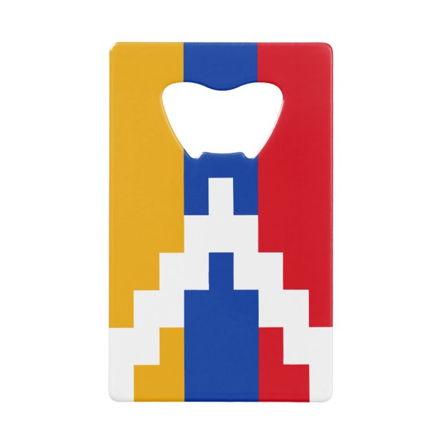 Nagorno Karabakh Flag Geldbeutel Flaschenöffner (Vorderseite)