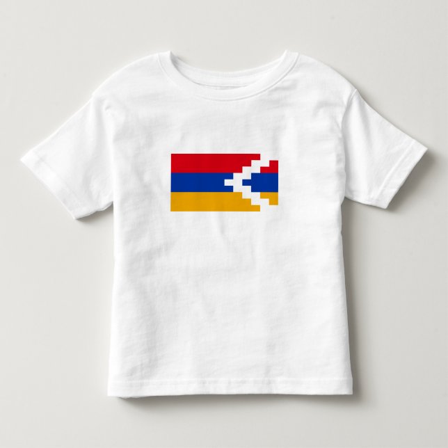Nagorno Karabakh Flag Kleinkind T-shirt (Vorderseite)