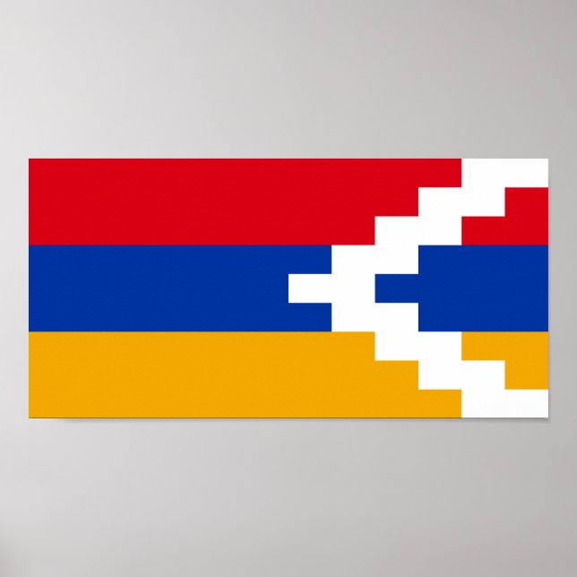 Nagorno Karabakh Flag Poster (Vorne)
