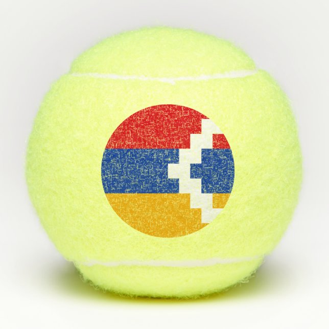 Nagorno Karabakh Flag Tennisbälle (Vorderseite)