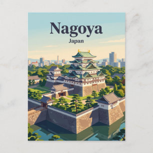 Nagoya, Japan Postkarte