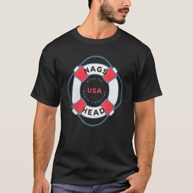 Nags Head Nc Sommerurlaub Reservierung T-Shirt (Vorderseite)