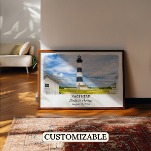Nags Head North Carolina Poster, Aquarell Poster