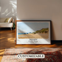 Nags Head North Carolina Poster, Aquarell