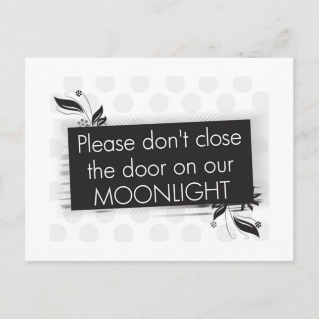 Nah die Tür nicht! Postkarte (Vorderseite)