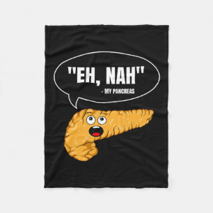 Nah My Pankreas Diabetes Fun Diabetiker W Fleecedecke