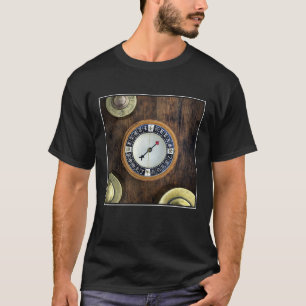Nah oben von den chinesischen Kompass-und T-Shirt