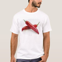 Nah oben von den roten Chili-Paprikaschoten auf