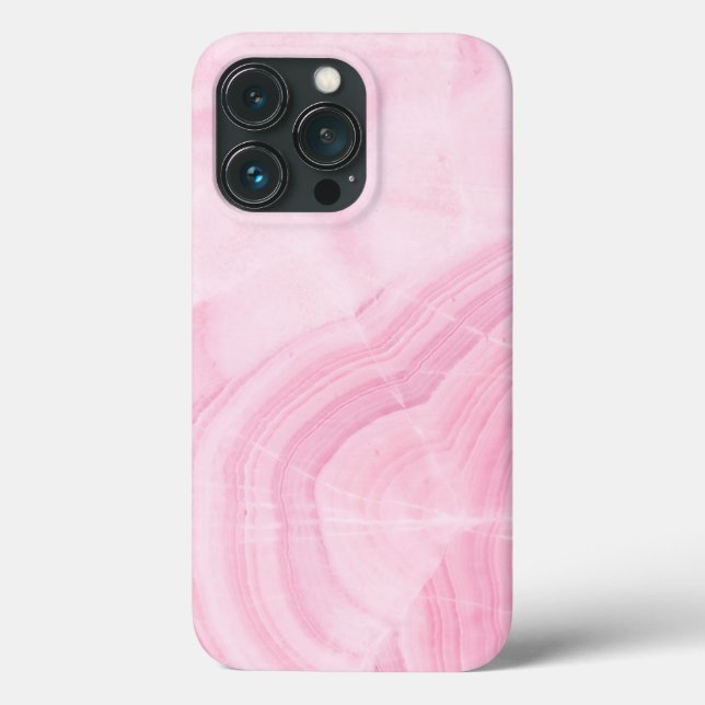 Nah rosa Marmor Case-Mate iPhone Hülle (Rückseite)