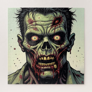 Nah Up a Pop Art Zombie Halloween