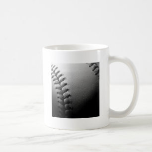Nah-up-Baseball in Schwarz/Weiß Kaffeetasse
