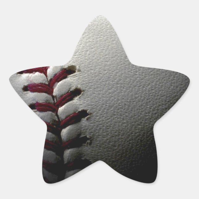 Nah-up-Baseball Stern-Aufkleber (Vorderseite)