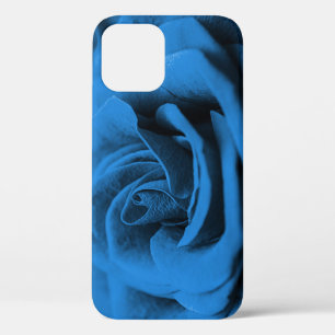 Nah-up blaue rote Rose, Makro-Schönheit. Case-Mate iPhone Hülle