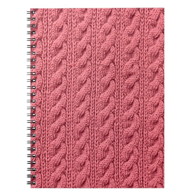 Nah-up der Muster der Pullover-Textur. Notizblock (Vorderseite)