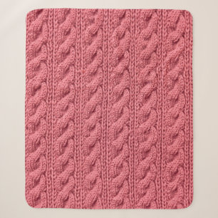Nah-up der Muster der Pullover-Textur. Sherpadecke