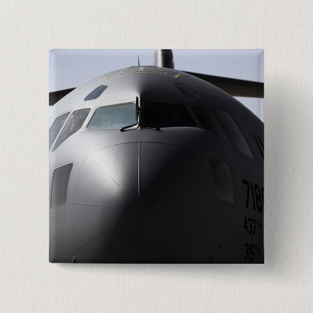 Nah-up der Vorderseite eines C-17-Globemaster III Button (Vorderseite)