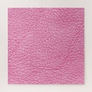 Nah-up rosa Leder, texturierter Hintergrund.
