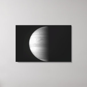 Nah-up-Sicht auf den Jupiter-Planeten Leinwanddruck