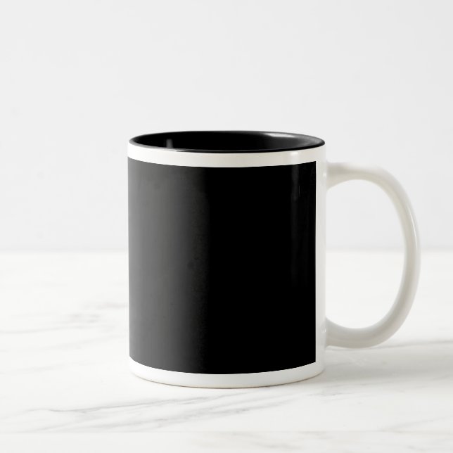 Nah-up-Sicht auf den Jupiter-Planeten Zweifarbige Tasse (Rechts)