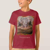 Nahansicht Kröten-Gesicht Personalisiertes T-Shirt