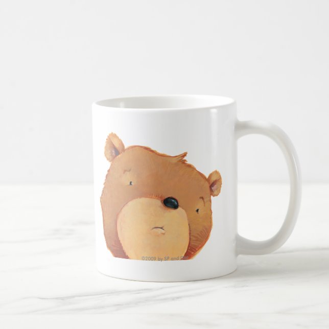 Nahaufnahme des großen Braunbären Kaffeetasse (Rechts)