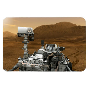 Nahaufnahme des Mars-Neugier-Vagabunden Magnet
