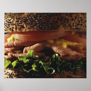 Nahaufnahme des Sandwiches Poster