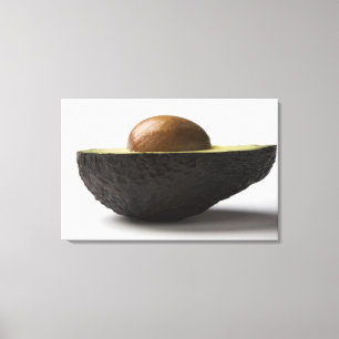 Nahaufnahme einer Avocado Leinwanddruck