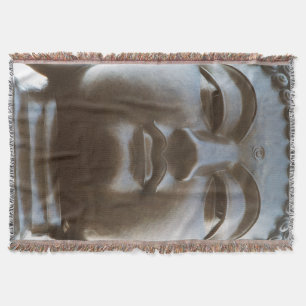 Nahaufnahme einer Buddha-Statue Decke