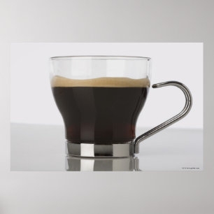 Nahaufnahme einer Kaffeetasse Poster