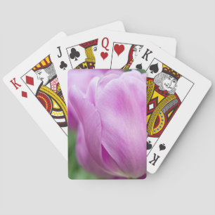 Nahaufnahme einer Tulpe Spielkarten