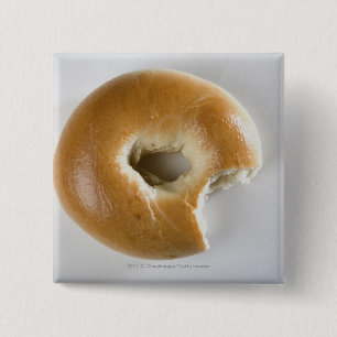 Nahaufnahme eines Bagels Button
