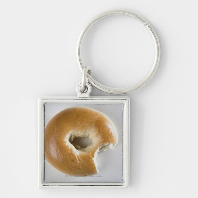Nahaufnahme eines Bagels Schlüsselanhänger (Vorne)