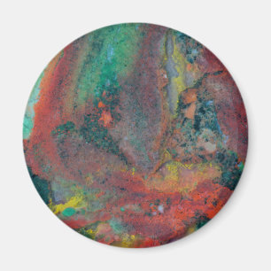 Nahaufnahme eines Christmas Jasper Magnet