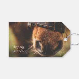 Nahaufnahme eines niedlichen geschenkanhänger