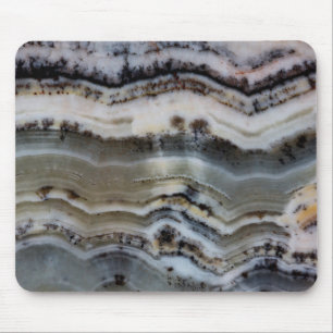 Nahaufnahme eines Silber-Lace-Onyx Mousepad