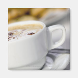 Nahaufnahme eines Tasse Kaffees Magnet