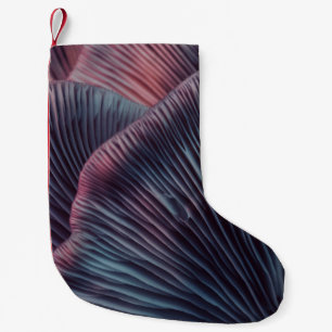Nahaufnahme schöne Gruppe Pilze Farbe hell in Kleiner Weihnachtsstrumpf