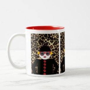 Nahaufnahme-Tasse Frau-Martzkin A La Mode Zweifarbige Tasse