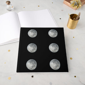 Nahaufnahme Vollmond im Nachthimmel. Fotografie Gästebuch