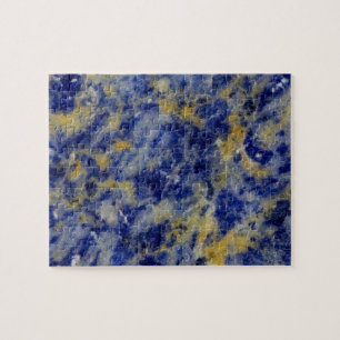 Nahaufnahme von einem blauen Sodalit