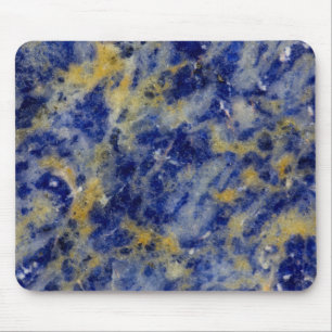 Nahaufnahme von einem blauen Sodalit Mousepad