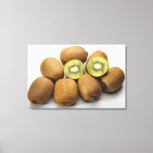 Nahaufnahme von Kiwis 2 Leinwanddruck