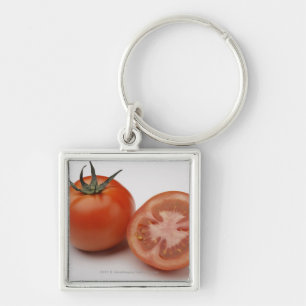 Nahaufnahme von zwei Tomaten Schlüsselanhänger