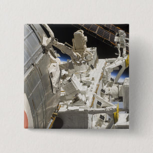 Nahaufnahmeansicht der Komponenten Button