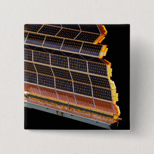 Nahaufnahmeansicht der Solarstromanlagen Button